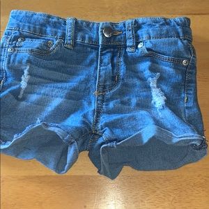girls jean shorts